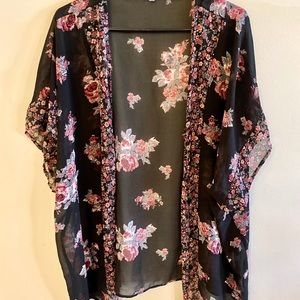 Sheer Rose Kimono